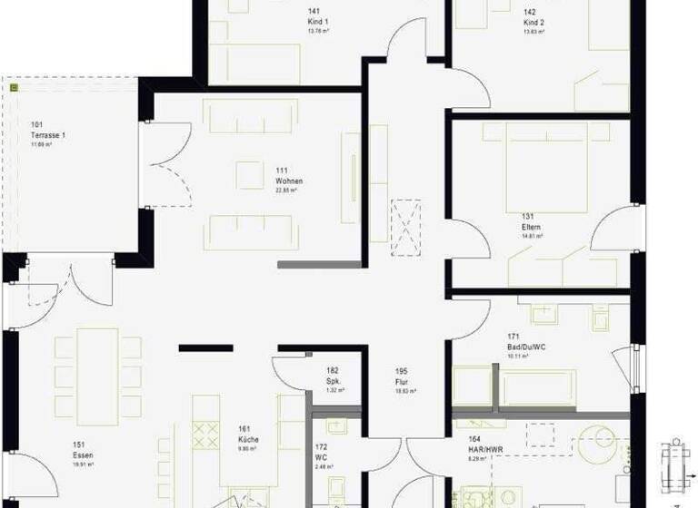Haus zum Kauf provisionsfrei 326.379 € 4 Zimmer 147 m² 600 m² Grundstück Bunsoh 25767