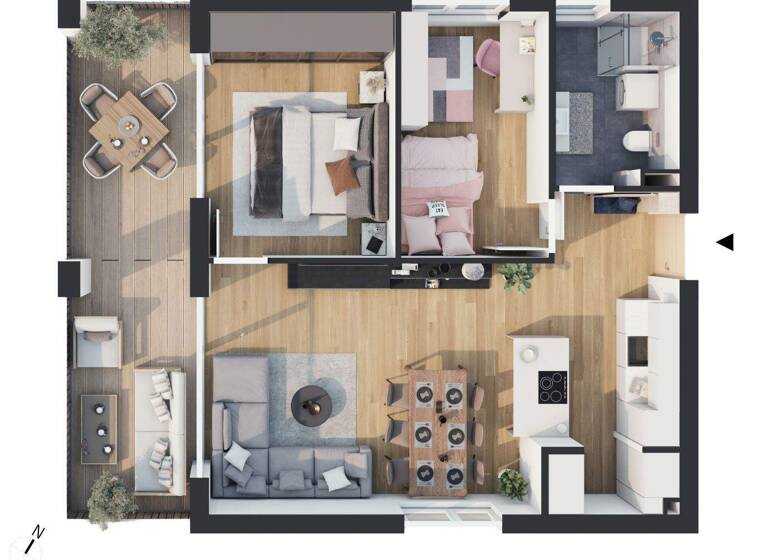 Wohnung zum Kauf - Neubau provisionsfrei 405.000 € 3 Zimmer 63,5 m² 1. Geschoss Franz-Prantl-Park 2 Jenbach 6200