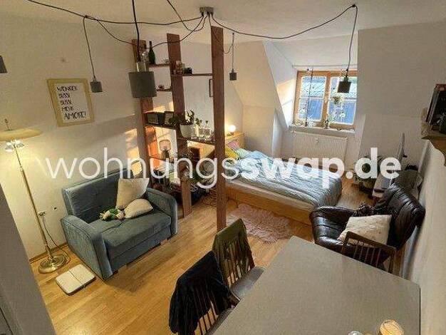 Studio zur Miete Tauschwohnung 640 € 1 Zimmer 36 m² 5. Geschoss Au-Haidhausen München 81667