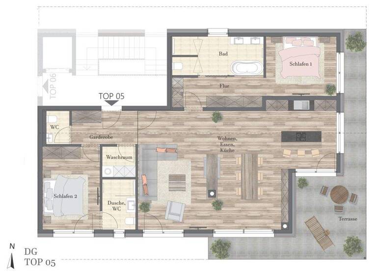 Wohnung zum Kauf - Erstbezug 975.000 € 3 Zimmer 124 m² 2. Geschoss St. Ulrich am Pillersee 6393
