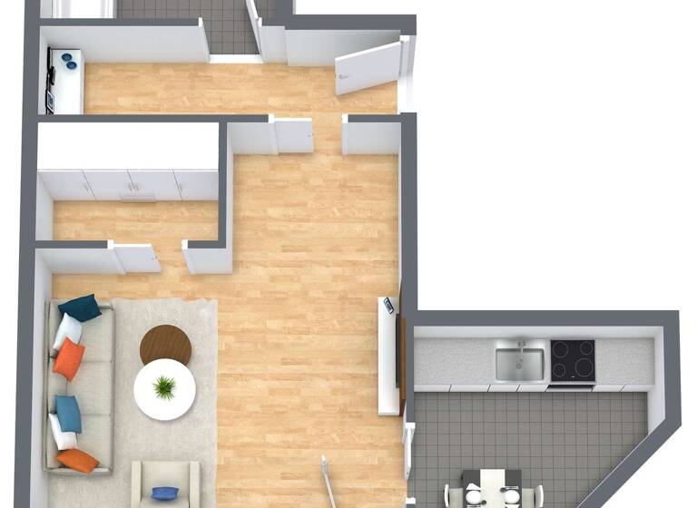 Wohnung zum Kauf 130.000 € 1 Zimmer 39 m²<br/>Wohnfläche 4.<br/>Geschoss Am Sonnfeld 12 Lengfeld Würzburg 97076