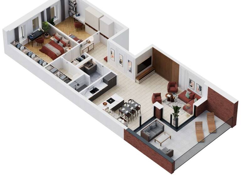 Wohnung zum Kauf - Erstbezug provisionsfrei 453.564 € 3 Zimmer 105,5 m² Borken 46325