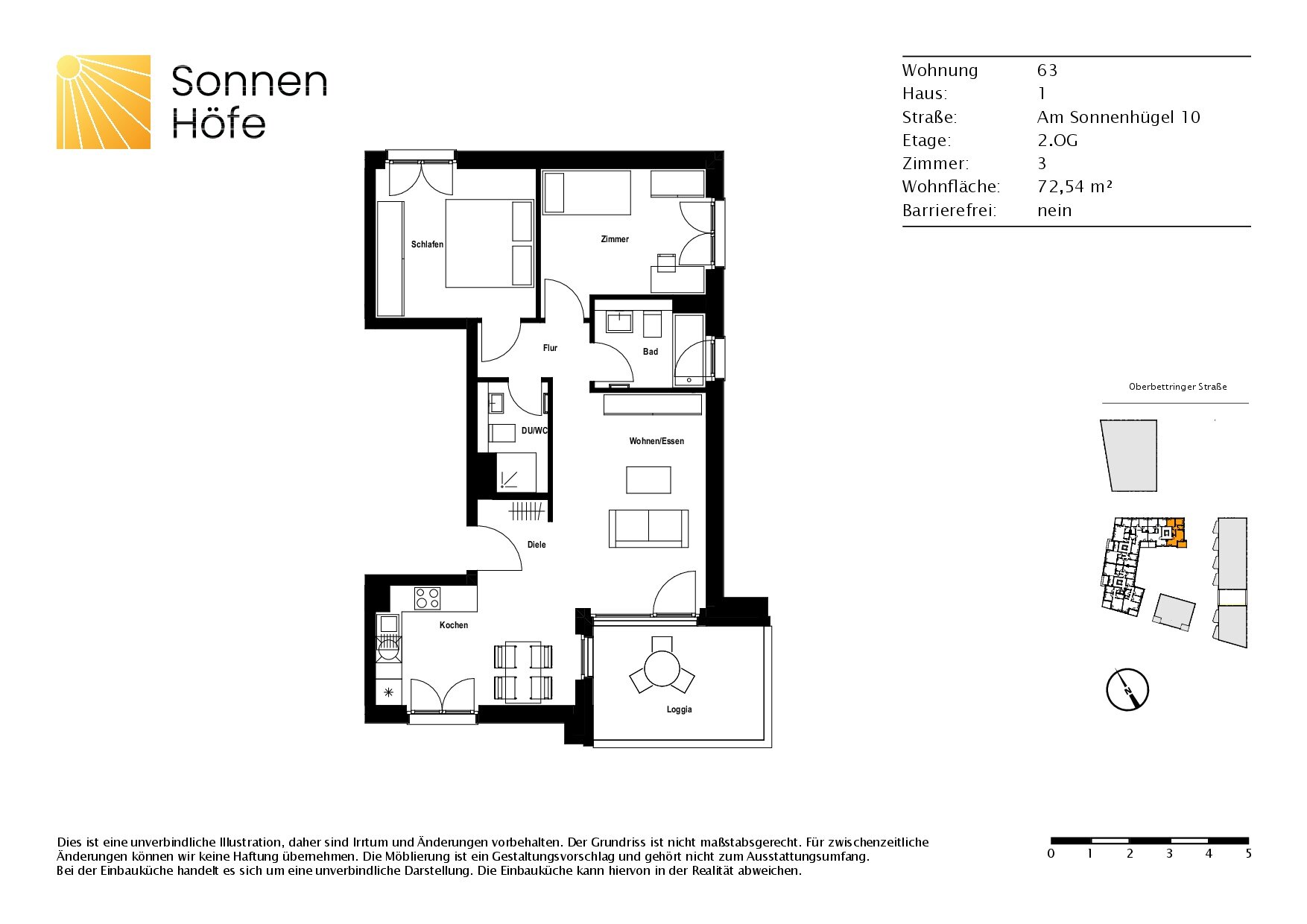 Wohnung zur Miete 895 € 3 Zimmer 72,5 m²<br/>Wohnfläche 2.<br/>Geschoss ab sofort<br/>Verfügbarkeit Am Sonnenhügel 10 Südstadt / Hardt Schwäbisch Gmünd 73525