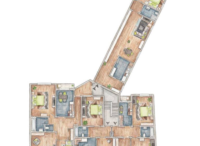 Mehrfamilienhaus zum Kauf 1.375.000 € 874,9 m² 792 m² Grundstück Aachen 52068