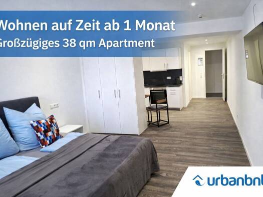 Studio zur Miete auf Zeit 890 € 1 Zimmer 38 m² frei ab sofort Am Echazufer 0 Innenstadt Reutlingen Zentrum 72764