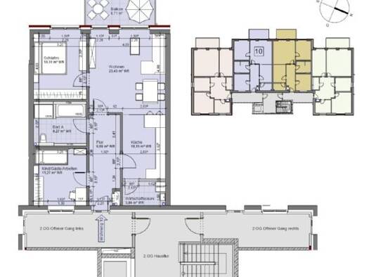 Studio zur Miete 1.290 € 3 Zimmer 84,5 m² 3. Geschoss Behnsrade 10 Lohbrügge Hamburg 21031