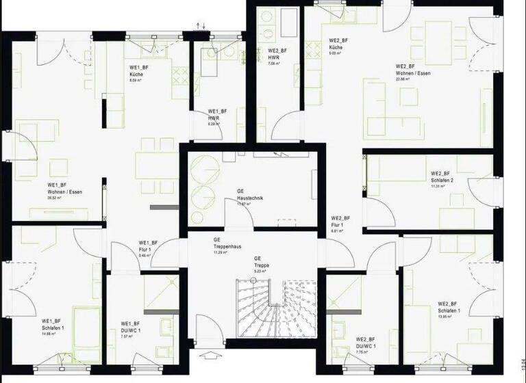 Reihenmittelhaus zum Kauf provisionsfrei 1.433.199 € 8 Zimmer 318 m² 770 m² Grundstück Eutingen Eutingen im Gäu 72184