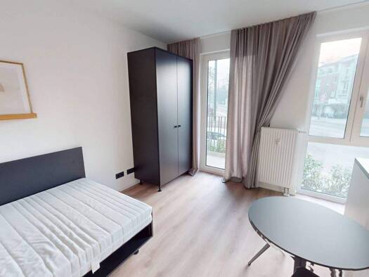 Studio zur Miete - Erstbezug 544 € 1 Zimmer 21,7 m² EG frei ab 15.03.2026 Scharnweberstraße 2 Oberschöneweide Berlin 12459
