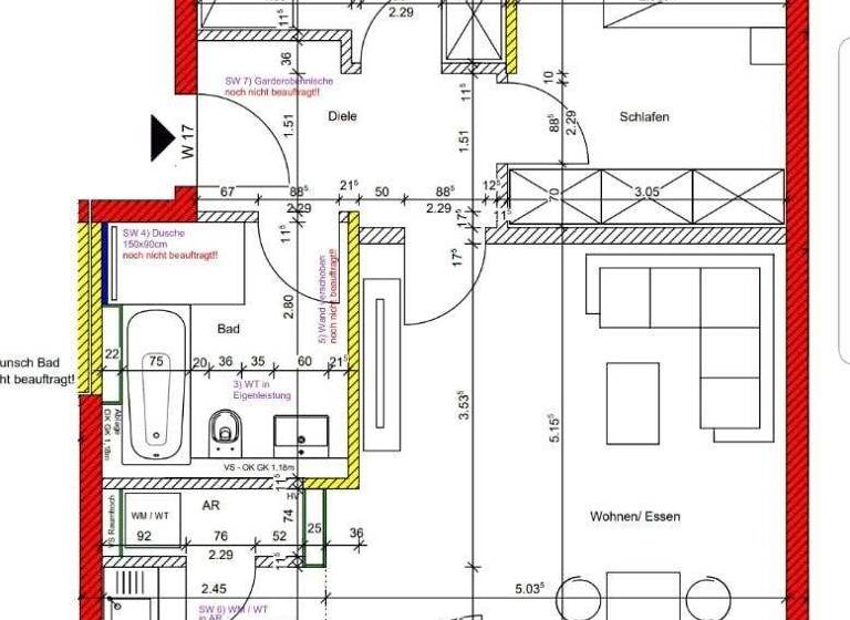 Wohnung zur Miete 1.900 € 3 Zimmer 79 m² frei ab 01.04.2026 St Johannis Nürnberg 90419
