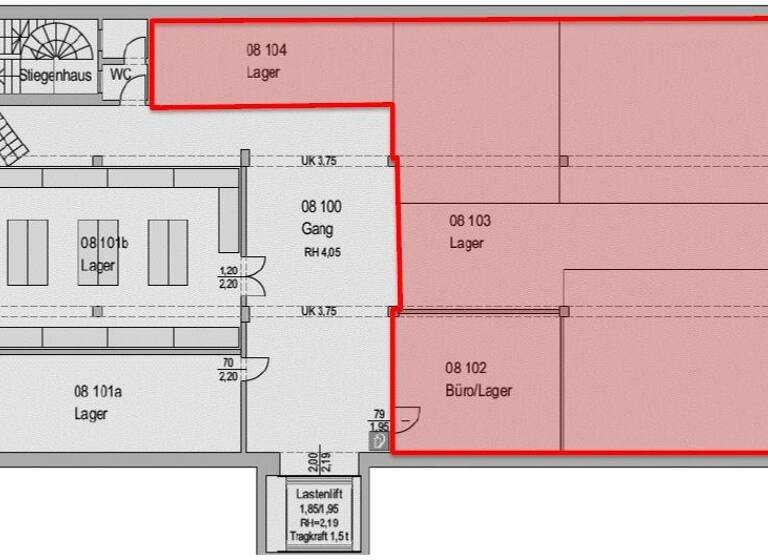 Lagerhalle zur Miete provisionsfrei 185 m² Lagerfläche Bahnhofstraße 8 Wolfurt 6922