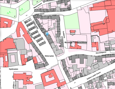 Tiefgaragenstellplatz zur Miete provisionsfrei 80 € Webersplatz 4-6 Sebald Nürnberg 90403