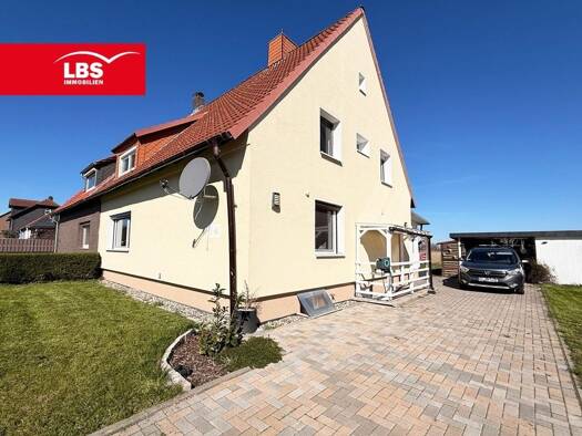 Doppelhaushälfte zum Kauf 274.500 € 5,5 Zimmer 123 m² 582 m² Grundstück Lobmachtersen Südost 38259