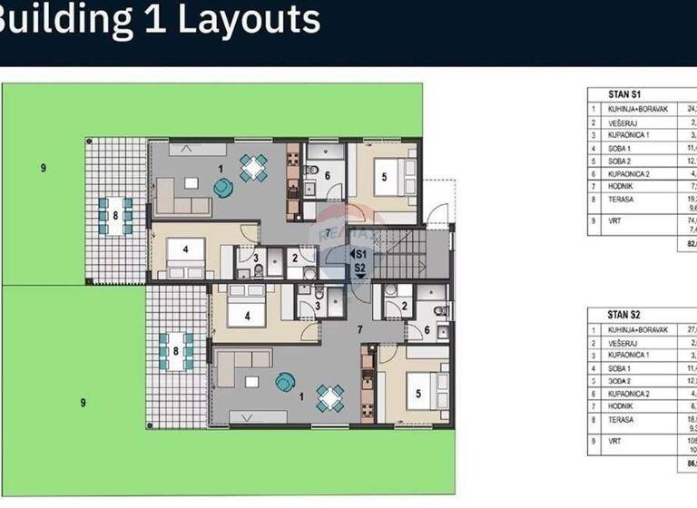 Wohnung zum Kauf 299.900 € 3 Zimmer 82 m² Kolan