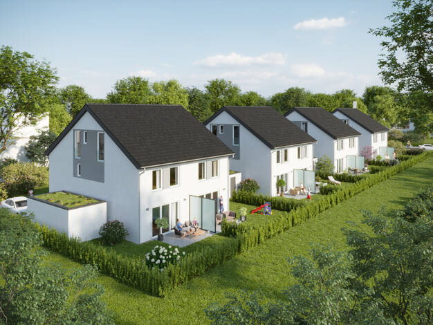 Doppelhaushälfte zum Kauf - Erstbezug provisionsfrei 449.900 € 5,5 Zimmer 135 m² 253 m² Grundstück Bienenweg - Au Illertissen / Au 89257