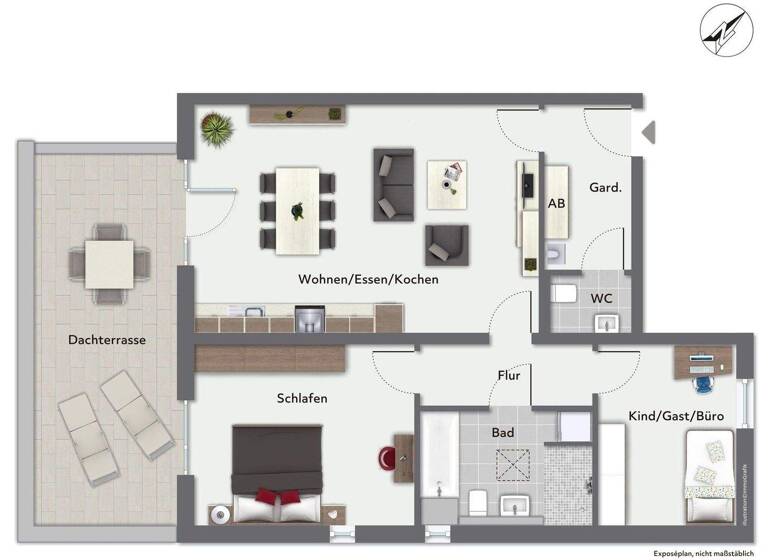 Penthouse zum Kauf - Erstbezug provisionsfrei 449.000 € 3 Zimmer 87,8 m² 2. Geschoss Schildesche Bielefeld 33611