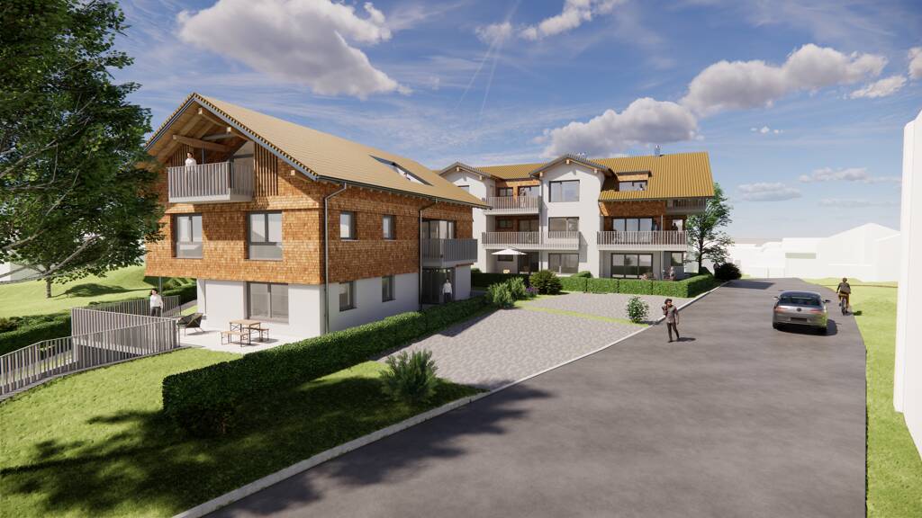 Wohnung zum Kauf - Erstbezug provisionsfrei 431.000 € 2 Zimmer 55,5 m² 2. Geschoss Oberstaufen 87534