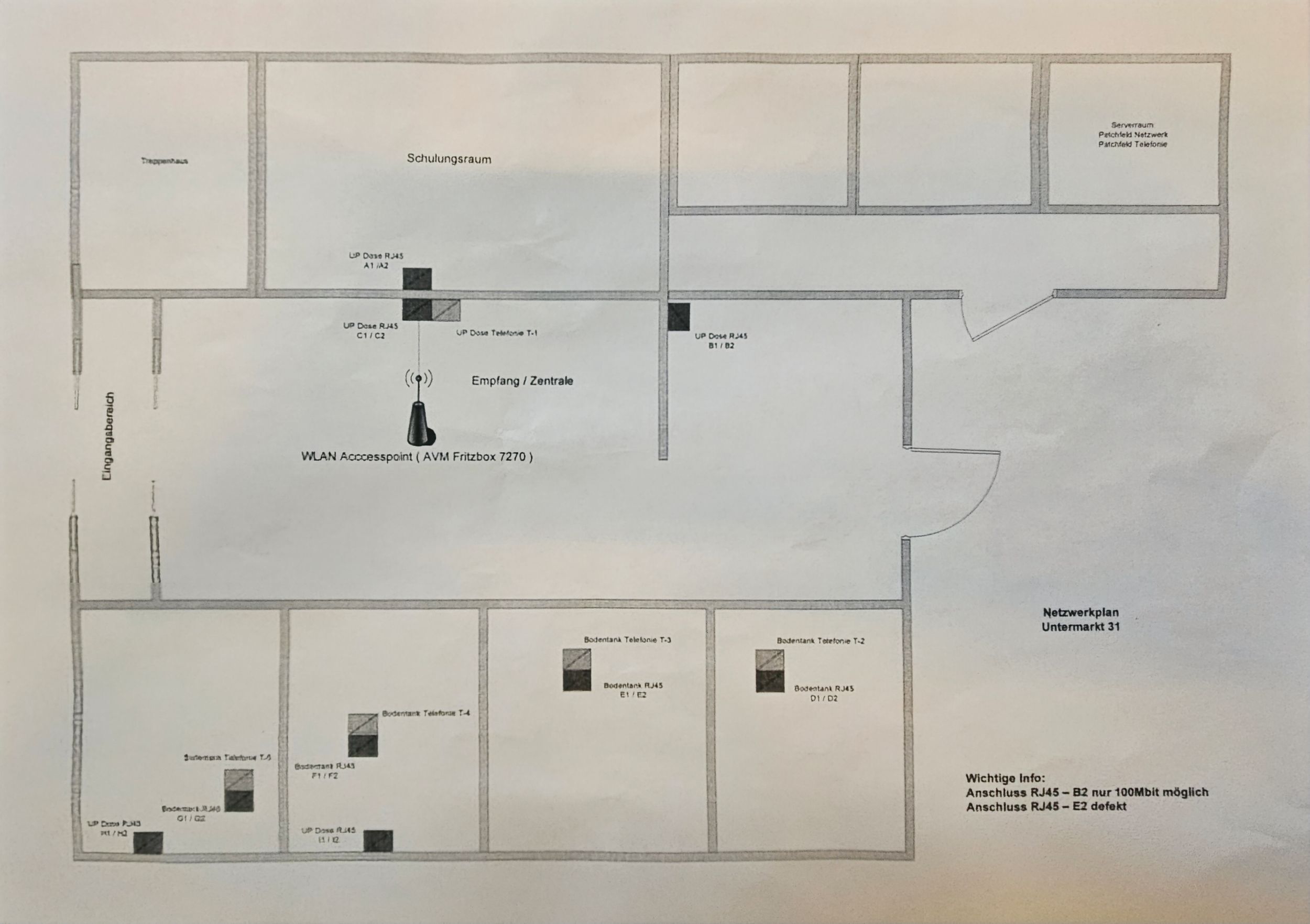 Bürogebäude zur Miete 1.500 € 250 m²<br/>Bürofläche Untermarkt 31 Mühlhausen Mühlhausen/Thüringen 99974