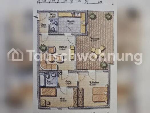 Wohnung zur Miete Tauschwohnung 1.800 € 3 Zimmer 93 m² Ramersdorf-Perlach München 81737