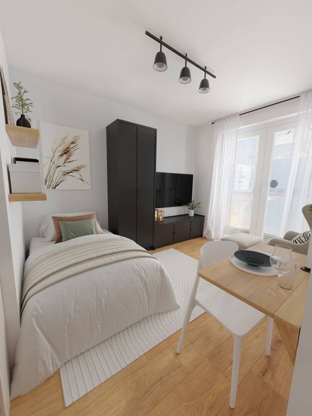 Studio zur Miete - Neubau Wohnen auf Zeit 950 € 1 Zimmer 22 m² frei ab 01.09.2025 Jevenstedter Straße Lurup Hamburg 22547