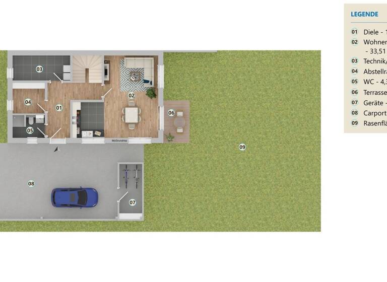 Doppelhaushälfte zum Kauf provisionsfrei 449.000 € 5 Zimmer 125,5 m² 378 m² Grundstück Pleinting Vilshofen an der Donau 94474