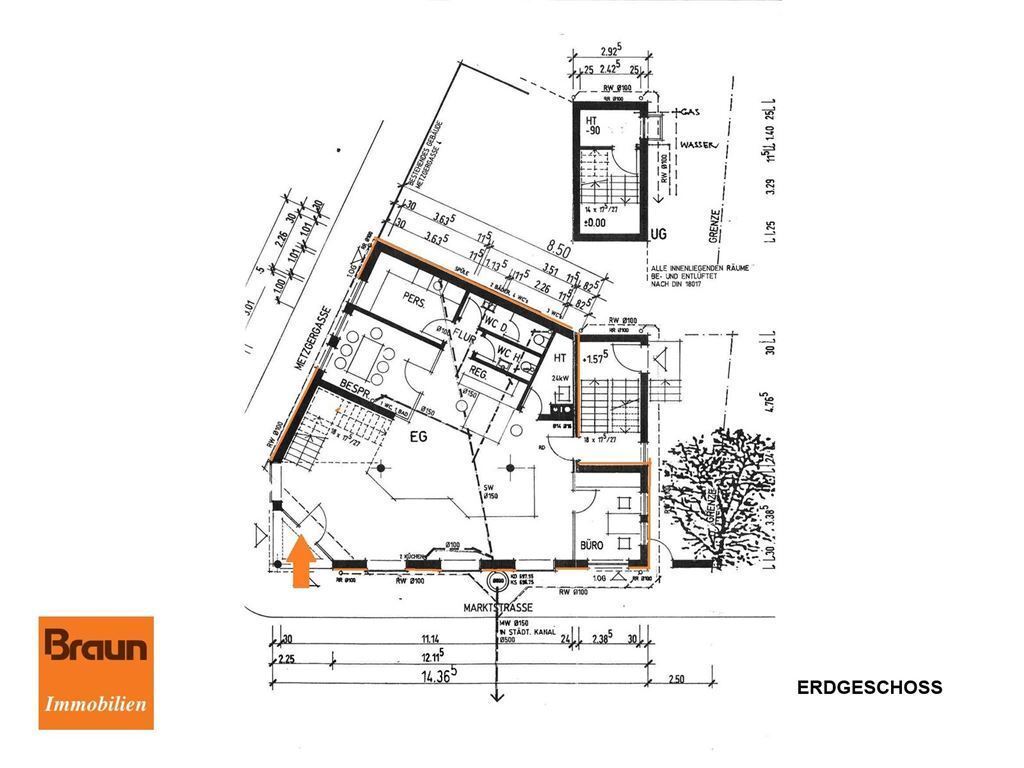 Bürofläche zur Miete 6,30 € 200,1 m²<br/>Bürofläche Innenstadt Nord - Schwenningen Villingen-Schwenningen 78054