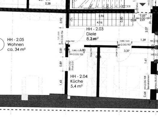 Wohnung zur Miete 840 € 3 Zimmer 101,2 m² 3 Geschosse frei ab 01.01.2027 Zentrum Rudolstadt 07407
