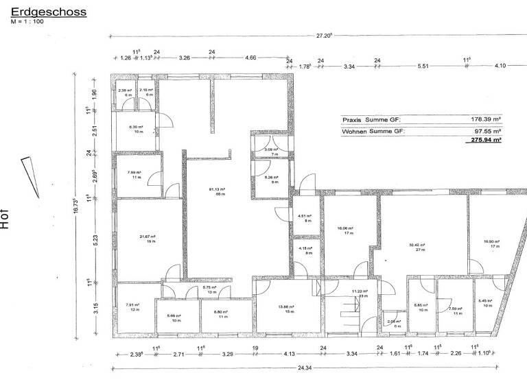 Mehrfamilienhaus zum Kauf 176.000 € 14 Zimmer 552 m² 683 m² Grundstück Lamspringe 31195