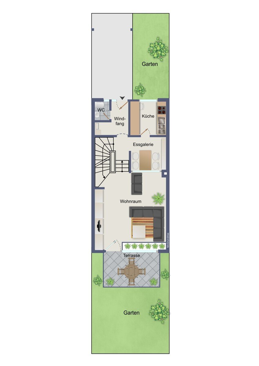 Reihenmittelhaus zum Kauf 439.000 € 4,5 Zimmer 111 m²<br/>Wohnfläche 130 m²<br/>Grundstück Vockenhausen Eppstein-Vockenhausen 65817