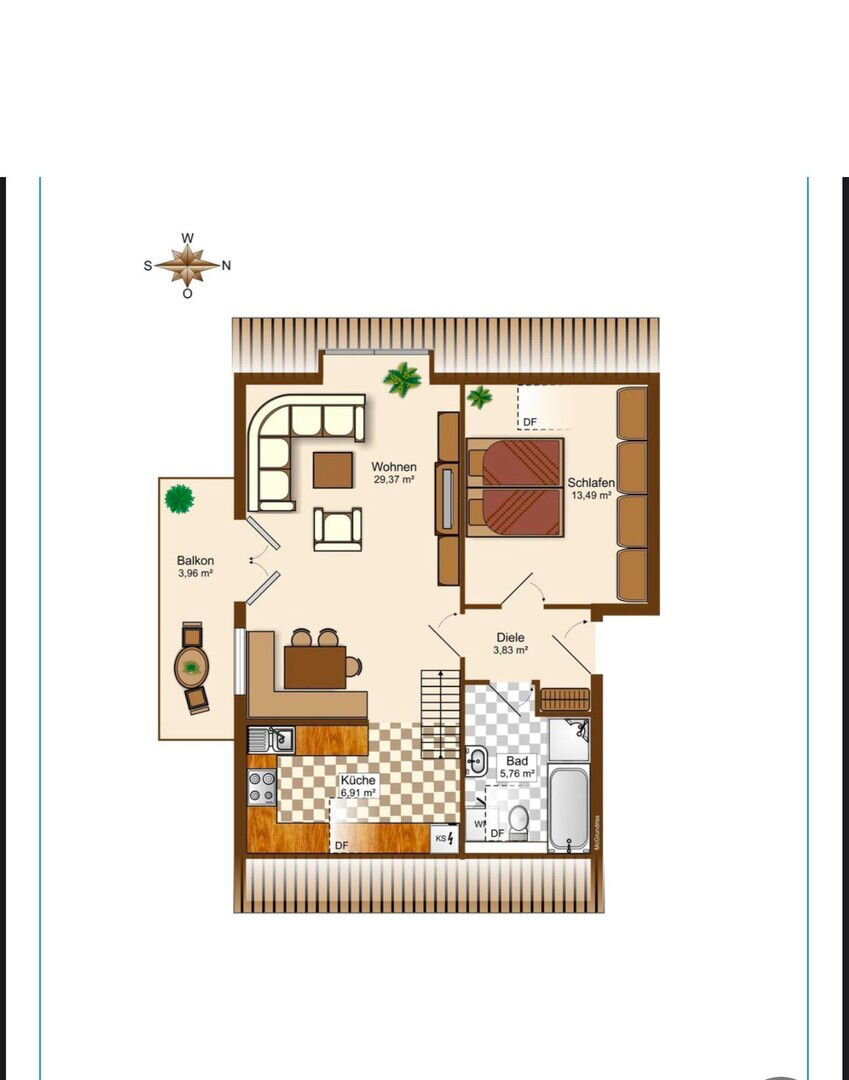 Maisonette zum Kauf provisionsfrei 373.000 € 3 Zimmer 87,3 m²<br/>Wohnfläche 3.<br/>Geschoss Oberhausen - Süd Augsburg 86154