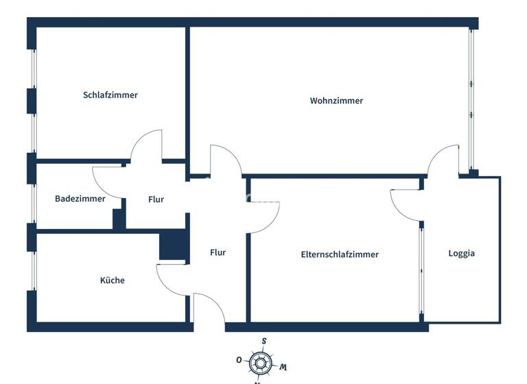 Wohnung zum Kauf 389.000 € 3 Zimmer 90 m² 2. Geschoss frei ab sofort Möhringen Stuttgart 70567