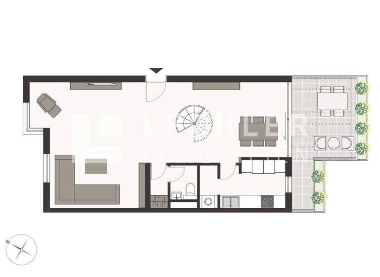 Maisonette zum Kauf 549.000 € 5,5 Zimmer 136 m² 2. Geschoss Neugereut S-Neugereut 70378