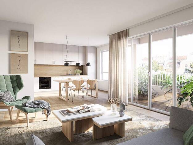 Wohnung zum Kauf - Erstbezug provisionsfrei 620.000 € 4 Zimmer 89,5 m² 2. Geschoss Sommerstraße 3 Reinickendorf Berlin 13409