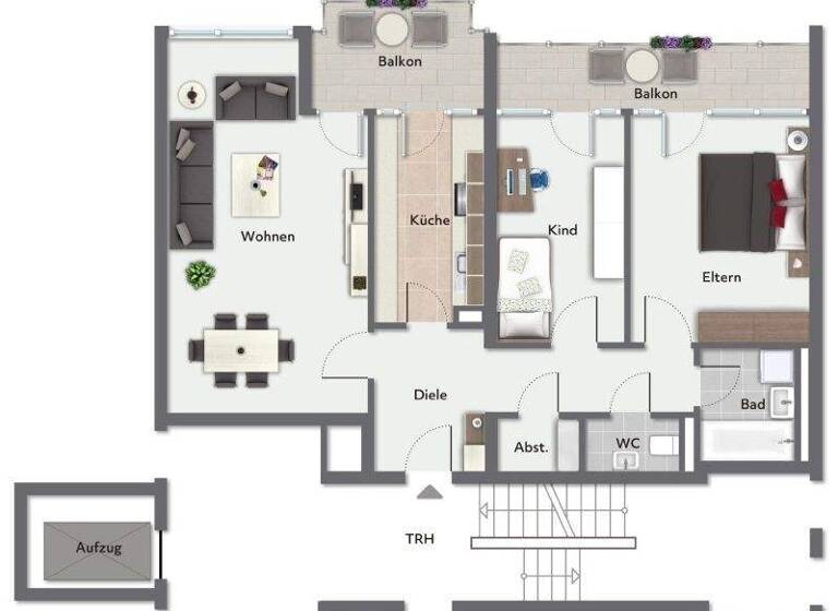 Wohnung zum Kauf 240.000 € 3 Zimmer 82 m² Grötzingen Karlsruhe 76229