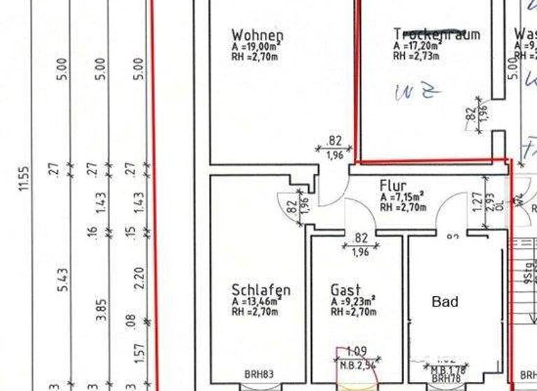 Wohnung zur Miete 455 € 2 Zimmer 60,7 m² 3. Geschoss frei ab 01.06.2026 Marienberger Straße 20 Altchemnitz Chemnitz 09125