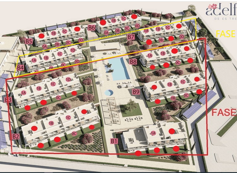 Wohnung zum Kauf - Erstbezug provisionsfrei 729.000 € 3 Zimmer 81 m² EG frei ab sofort Sa Ràpita 07639