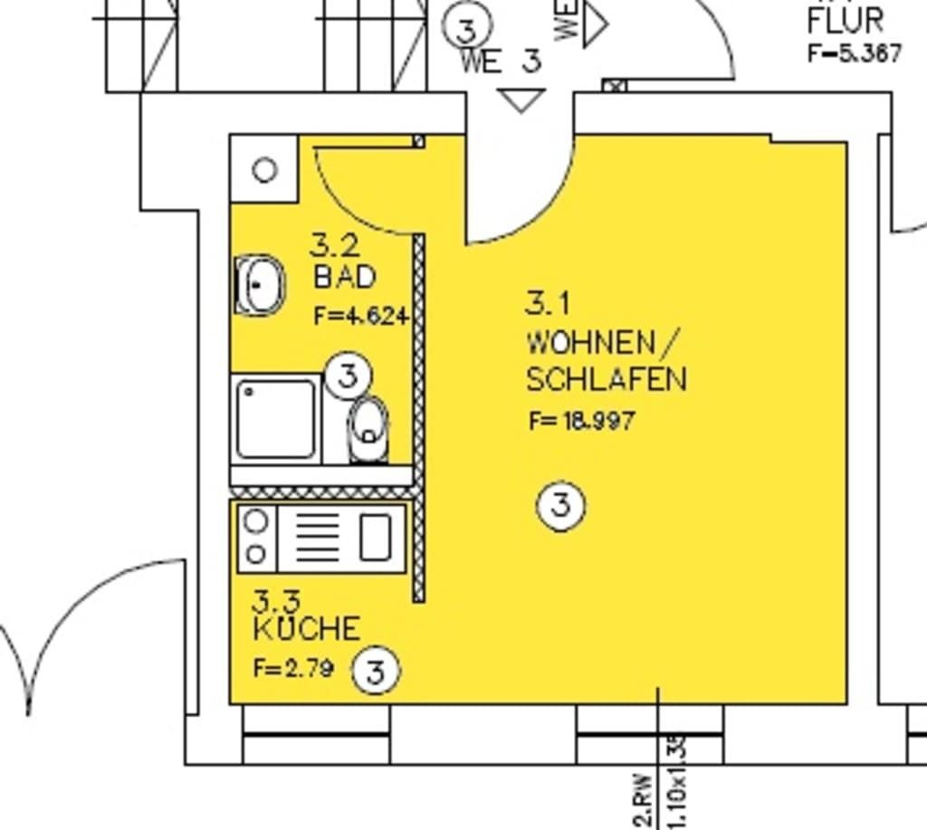 Wohnung zur Miete Wohnen auf Zeit 1.124 € 1 Zimmer 28 m²<br/>Wohnfläche 01.03.2025<br/>Verfügbarkeit Klausenerstraße Wormser Platz Magdeburg 39112