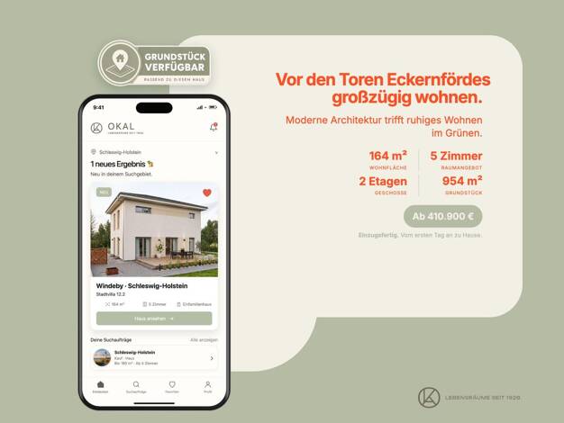 Einfamilienhaus zum Kauf 410.900 € 5 Zimmer 164,1 m² 954 m² Grundstück Windeby Windeby 24340