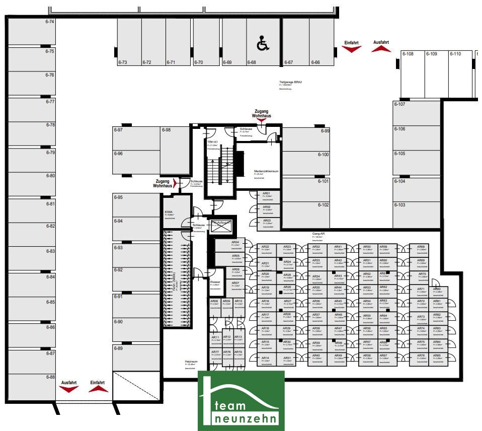 Tiefgaragenstellplatz zur Miete provisionsfrei 101 € Wien 1220