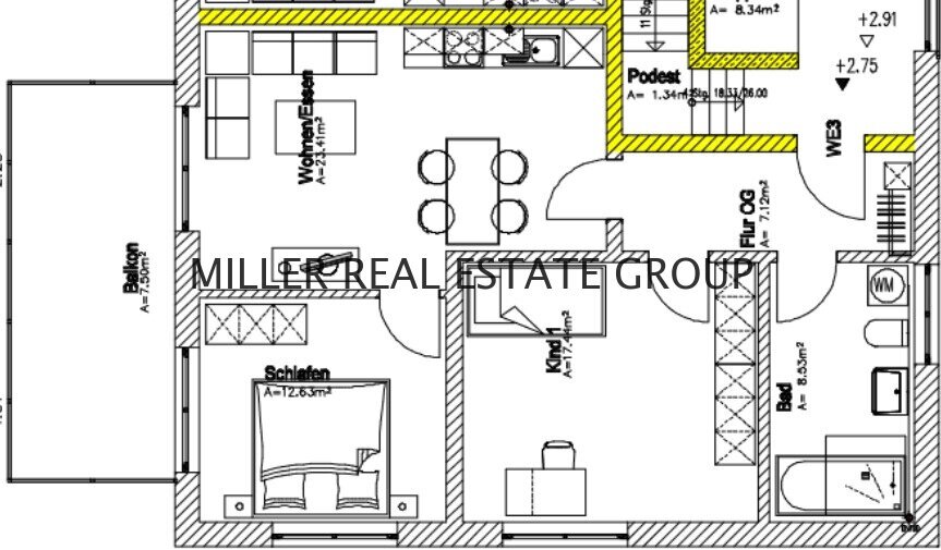 Wohnung zum Kauf 304.000 € 3 Zimmer 73 m²<br/>Wohnfläche 1.<br/>Geschoss Pförring Pförring 85104