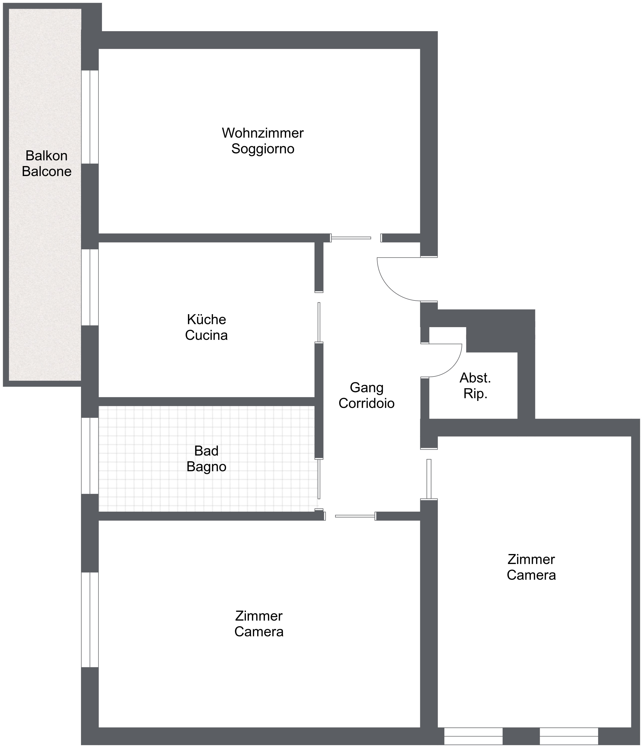 Wohnung zum Kauf 380.000 € 3 Zimmer 85 m²<br/>Wohnfläche 3.<br/>Geschoss Leifers 39055