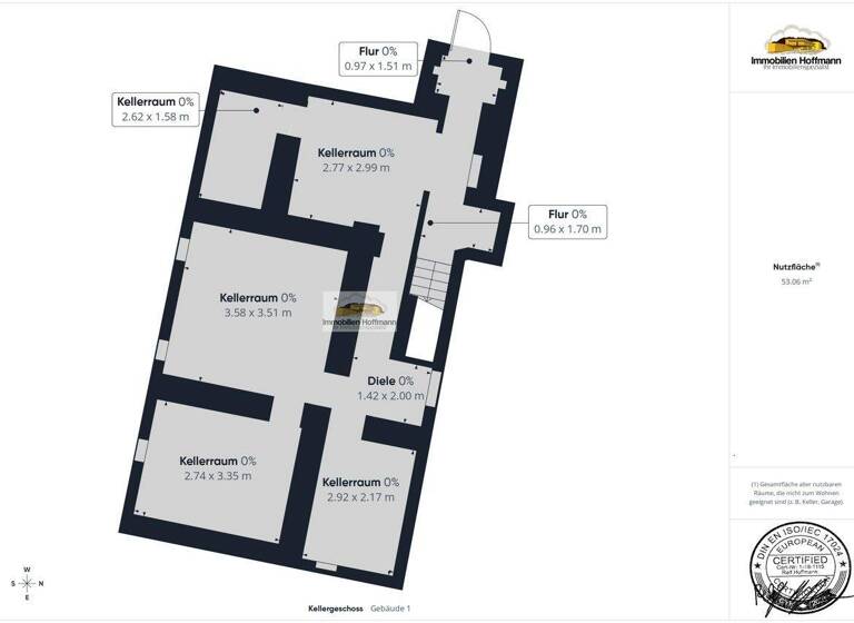 Mehrfamilienhaus zum Kauf 489.000 € 22 Zimmer 307 m² 755 m² Grundstück Niedermittlau Hasselroth 63594