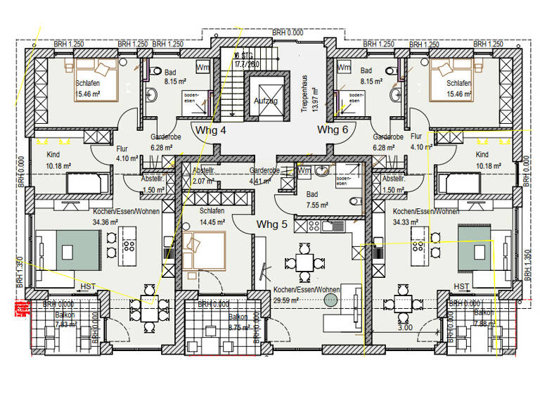 Wohnung zum Kauf - Erstbezug 477.000 € 3,5 Zimmer 82,3 m² EG Riederich 72585