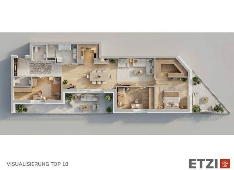 Penthouse zum Kauf - Erstbezug provisionsfrei 446.200 € 3 Zimmer 96,8 m² Etsdorf am Kamp 3492