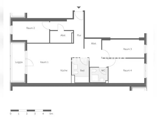 Wohnung zur Miete Tauschwohnung 1.100 € 4 Zimmer 100 m² 2. Geschoss Alt-Hohenschönhausen Lichtenberg 10319