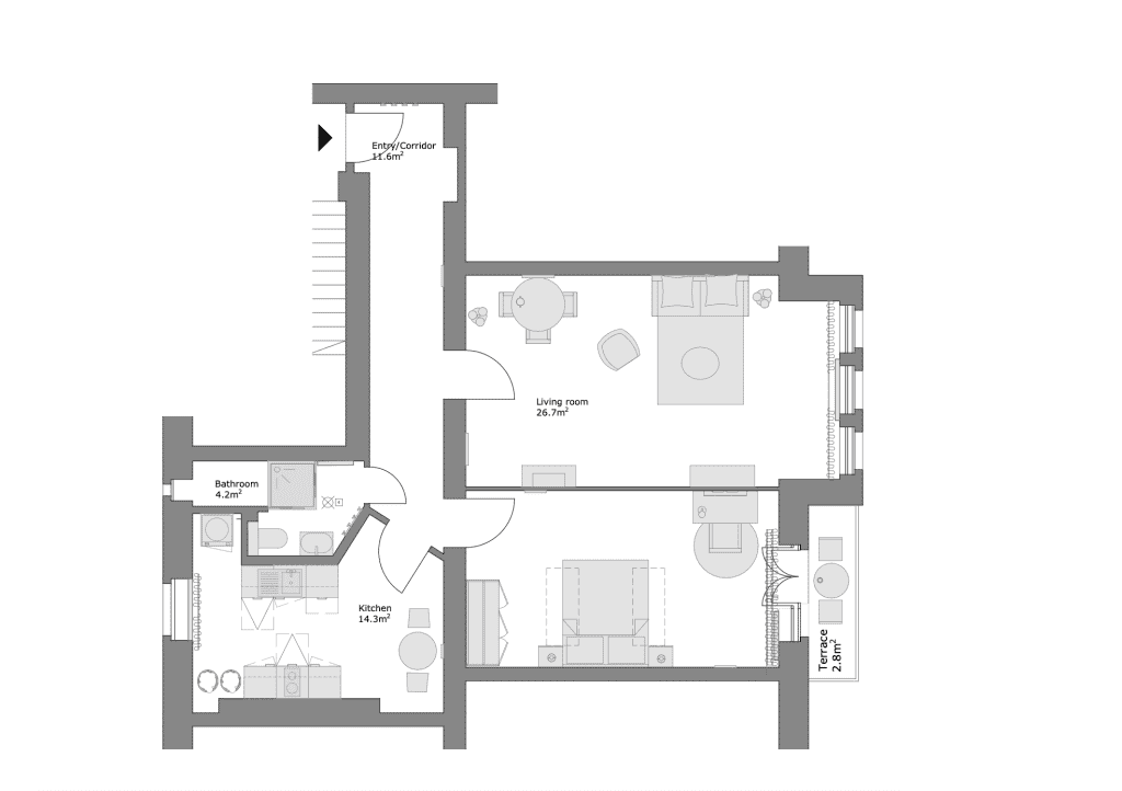 Wohnung zur Miete Wohnen auf Zeit 2.300 € 3 Zimmer 76 m²<br/>Wohnfläche 10.01.2025<br/>Verfügbarkeit Hermannstraße Neukölln Berlin 12049