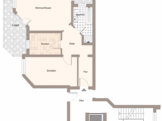 Wohnung zur Miete 630 € 2 Zimmer 68 m² 1. Geschoss Bad Orb 63619
