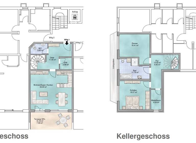 Wohnung zum Kauf provisionsfrei 495.000 € 3,5 Zimmer 121 m²<br/>Wohnfläche Fellheim 87748