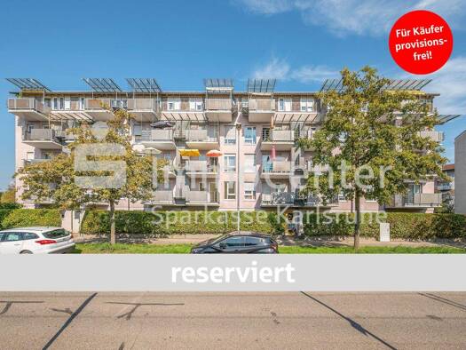 Wohnung zum Kauf provisionsfrei 179.000 € 2 Zimmer 45,1 m² 1. Geschoss Oberreut Karlsruhe / Oberreut 76189