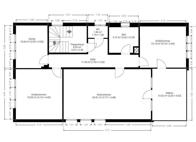 Wohnung zur Miete 1.675 € 3 Zimmer 105,2 m² 1. Geschoss frei ab 01.03.2026 Neu-Isenburg 63263