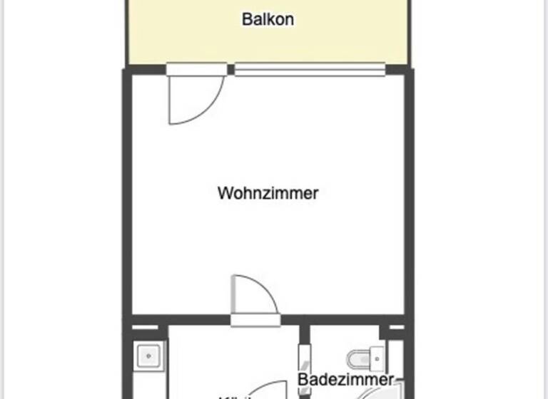 Studio zum Kauf provisionsfrei 130.000 € 1 Zimmer 25 m² EG Pfullingen 72793